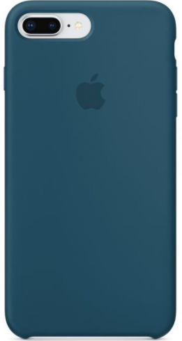 Панель Apple Leather Case iPhone 7/8 Plus Cosmos Blue - фото - інтернет-магазин електроніки та побутової техніки TTT