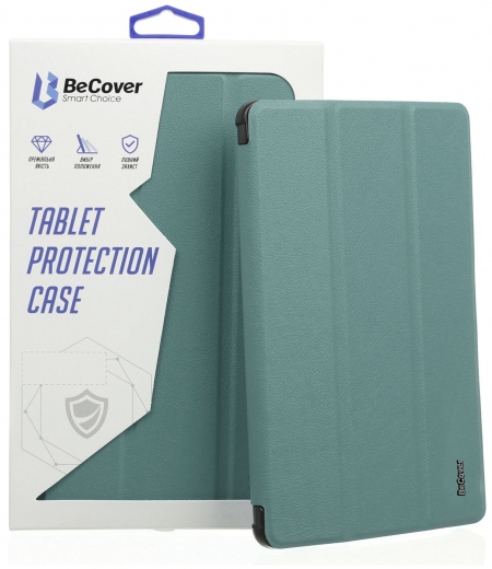 Обложка BeCover Tri Fold Soft TPU Silicone для Apple iPad 10.2 2019/2020/2021 (706884) Green - фото - интернет-магазин электроники и бытовой техники TTT