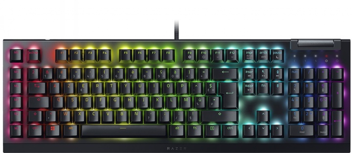 Клавиатура Razer BlackWidow V4 X Green Switch RU USB (RZ03-04700800-R3R1) Black - фото - интернет-магазин электроники и бытовой техники TTT