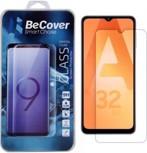 Защитное стекло BeCover для Samsung Galaxy A32 SM-A326 (BC_705657) Clear - фото - интернет-магазин электроники и бытовой техники TTT