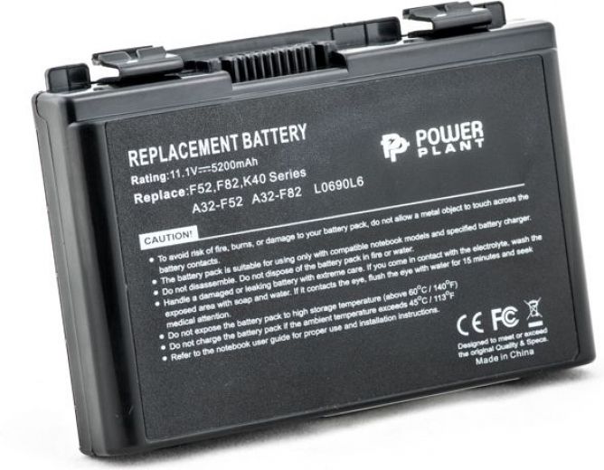 Акумулятор PowerPlant для Asus F82 Black (11.1V/5200mAh/6Cells) (NB00000058) - фото - інтернет-магазин електроніки та побутової техніки TTT