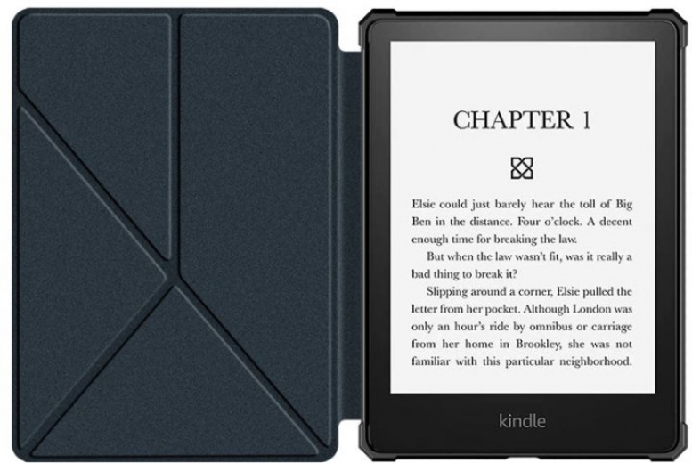 Обложка BeCover Ultra Slim Origami для Amazon Kindle Paperwhite 11th Gen. 2021 (707219) Deep Blue - фото - интернет-магазин электроники и бытовой техники TTT