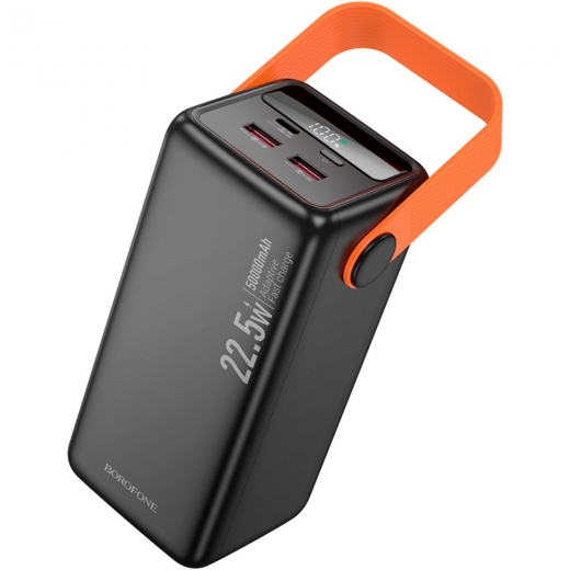 УМБ Borofone BJ66A Magnifico 50000 mAh 22.5W+PD20W Fully Compatible Black - фото - интернет-магазин электроники и бытовой техники TTT