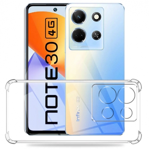 Панель BeCover Anti-Shock для Infinix Note 30 NFC (X6833B) (710603) Clear - фото - інтернет-магазин електроніки та побутової техніки TTT