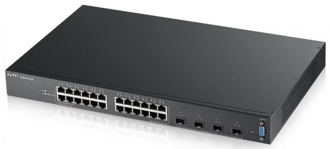 Комутатор Zyxel XGS2210-28 - фото Комутатор Zyxel XGS2210-28 - фото - інтернет-магазин електроніки та побутової техніки TTT