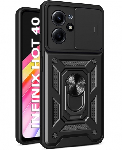 Панель BeCover Military для Infinix Hot 40 (X6836) (710672) Black - фото - интернет-магазин электроники и бытовой техники TTT