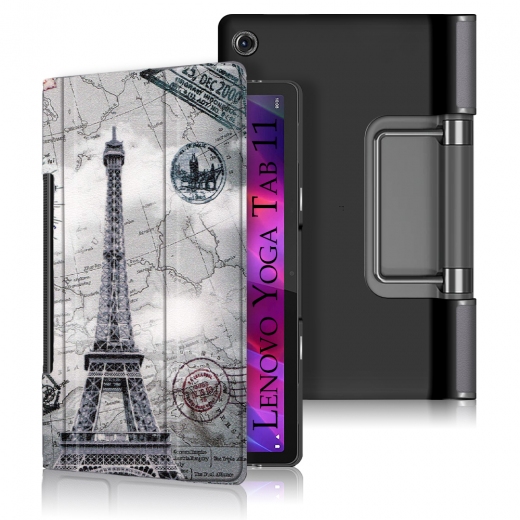 Чехол-книжка BeCover Smart Case для Lenovo Yoga Tab 11 YT-706F (707300) Paris - фото Чехол-книжка BeCover Smart Case для Lenovo Yoga Tab 11 YT-706F (707300) Paris - фото - интернет-магазин электроники и бытовой техники TTT