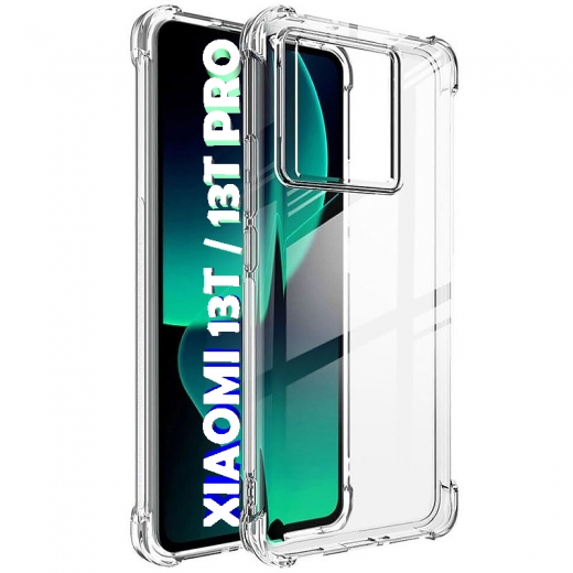 Панель BeCover Anti-Shock для Xiaomi 13T/13T Pro (710488) Clear - фото Панель BeCover Anti-Shock для Xiaomi 13T/13T Pro (710488) Clear - фото - интернет-магазин электроники и бытовой техники TTT