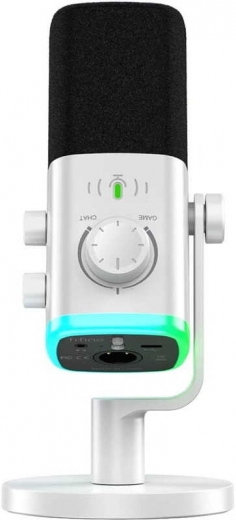 Мікрофон Fifine AM9W XLR/USB White - фото - інтернет-магазин електроніки та побутової техніки TTT