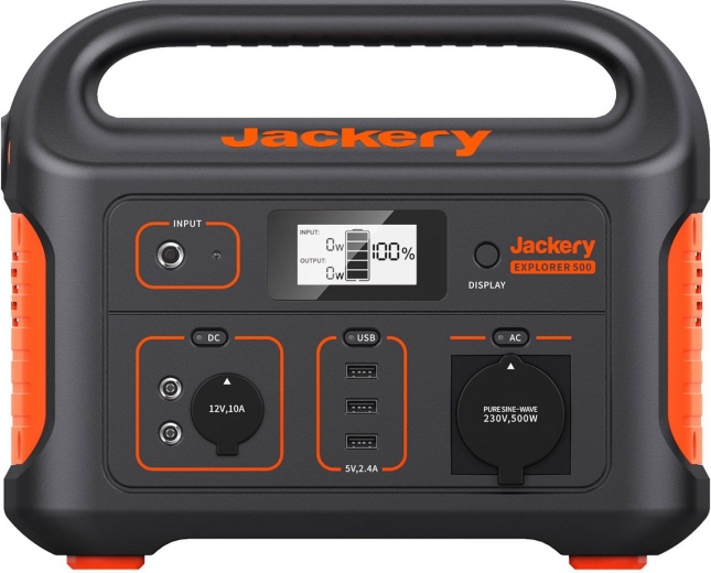Зарядная станция Jackery Explorer 500EU 518Wh 143889mAh 500W (PB930975) - фото Зарядная станция Jackery Explorer 500EU 518Wh 143889mAh 500W (PB930975) - фото - интернет-магазин электроники и бытовой техники TTT