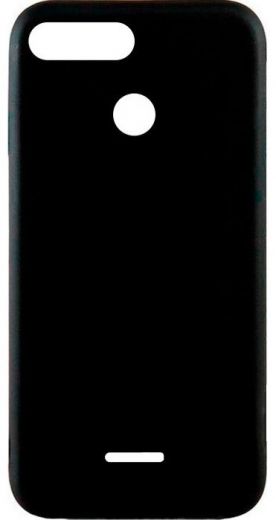 Накладка силіконова для Xiaomi Redmi 6 Black - фото - інтернет-магазин електроніки та побутової техніки TTT
