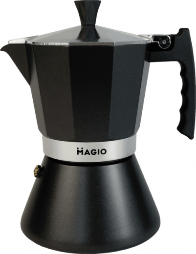 Гейзерная кофеварка Magio MG-1006 450 мл (MG-1006) - фото - интернет-магазин электроники и бытовой техники TTT