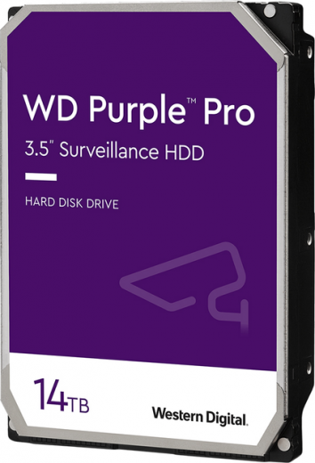 Жорсткий диск Western Digital Purple Pro 14TB 7200rpm 512MB WD142PURP 3.5 SATA III - фото Жорсткий диск Western Digital Purple Pro 14TB 7200rpm 512MB WD142PURP 3.5 SATA III - фото - інтернет-магазин електроніки та побутової техніки TTT