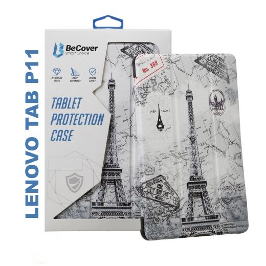 Обложка BeCover Smart Case для Lenovo Tab P11 (706104) Paris - фото - интернет-магазин электроники и бытовой техники TTT
