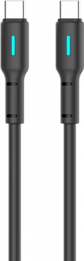 Кабель Gelius Lumin Lamp GP-UC100 Type-C/Type-C 60W 1 м Black - фото Кабель Gelius Lumin Lamp GP-UC100 Type-C/Type-C 60W 1 м Black - фото - интернет-магазин электроники и бытовой техники TTT