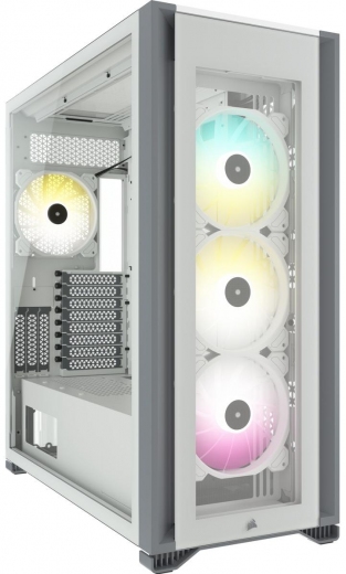Корпус Corsair iCUE 7000X RGB Tempered Glass (CC-9011227-WW) White  - фото - інтернет-магазин електроніки та побутової техніки TTT