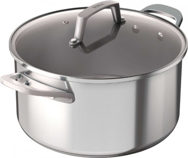 Каструля Ninja Zerostick з нержавіючої сталі 20 см (C60220DE) - фото - інтернет-магазин електроніки та побутової техніки TTT