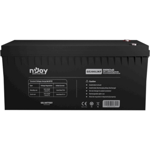 Акумуляторна батарея NJOY GE20012KF 12V 200AH (BTVGCBHOEIEKFCW01B) - фото - інтернет-магазин електроніки та побутової техніки TTT