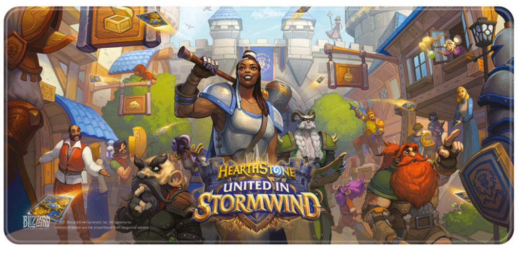 Ігрова поверхня Blizzard Heartstone United in Stormwind XL Speed (FBLMPHSUNSTWD21XL) - фото - інтернет-магазин електроніки та побутової техніки TTT
