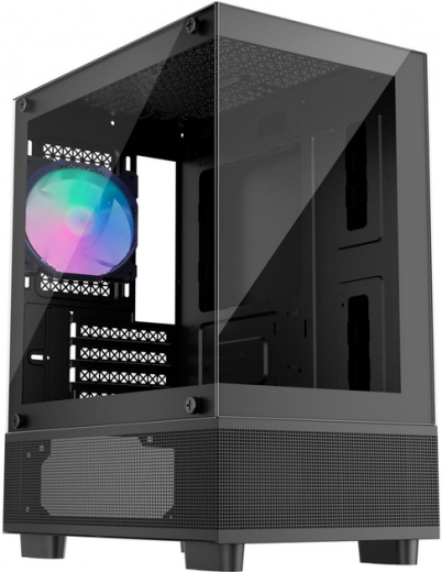 Корпус 1stPlayer Mi2-A-BK-2F7R-1F7 Black - фото - интернет-магазин электроники и бытовой техники TTT