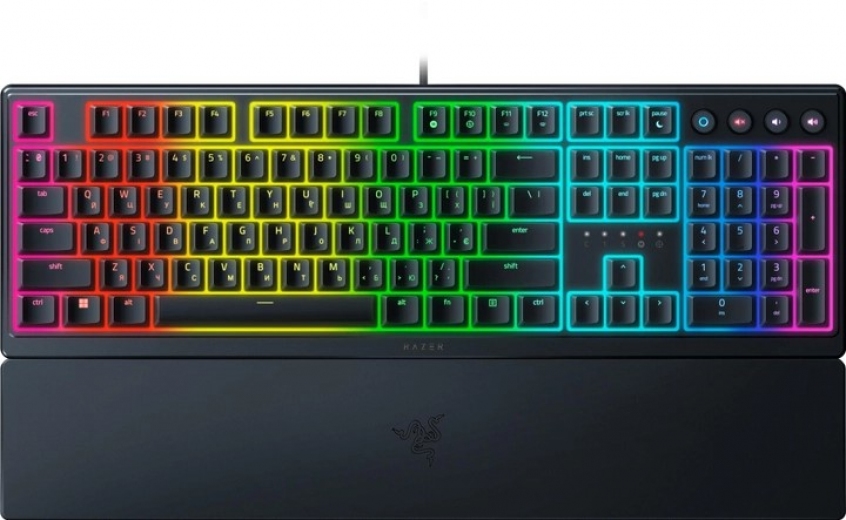 Клавиатура проводная Razer Ornata V3 UKR USB Black (RZ03-04462100-R371) - фото Клавиатура проводная Razer Ornata V3 UKR USB Black (RZ03-04462100-R371) - фото - интернет-магазин электроники и бытовой техники TTT