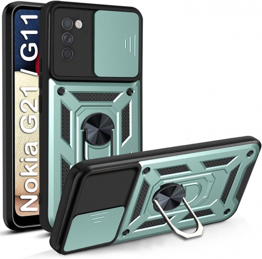 Панель BeCover Military для Nokia G21 / G11 (709107) Dark Green - фото - интернет-магазин электроники и бытовой техники TTT