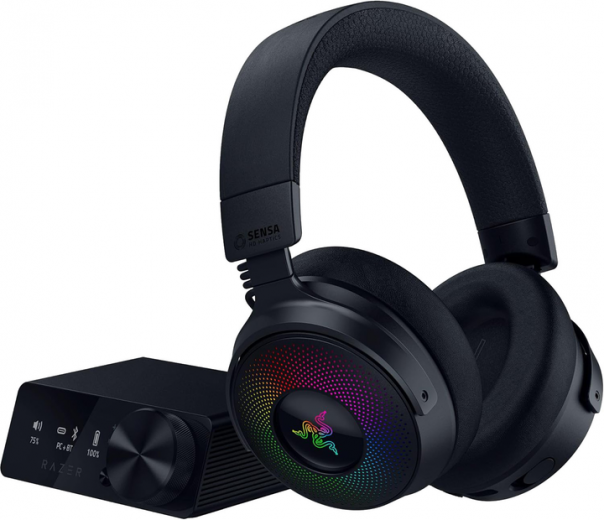 Навушники Razer Kraken V4 Pro Wireless (RZ04-05160100-R3M1) - фото Навушники Razer Kraken V4 Pro Wireless (RZ04-05160100-R3M1) - фото - інтернет-магазин електроніки та побутової техніки TTT