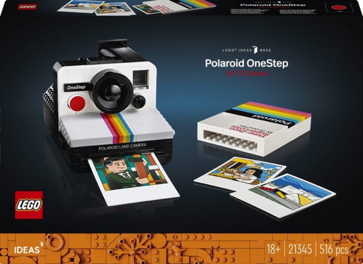 Конструктор LEGO Ideas Фотоапарат Polaroid OneStep SX-70 516 деталей (21345) - фото - інтернет-магазин електроніки та побутової техніки TTT