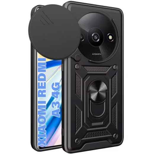 Панель BeCover Military для Xiaomi Redmi A3 4G (711319) Black - фото - интернет-магазин электроники и бытовой техники TTT