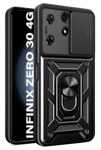Панель BeCover Military для Infinix Zero 30 4G (X6731B) (710674) Black - фото - інтернет-магазин електроніки та побутової техніки TTT