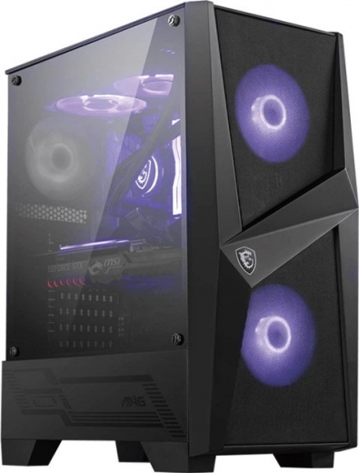 Корпус MSI MAG Forge 100M Black - фото - интернет-магазин электроники и бытовой техники TTT