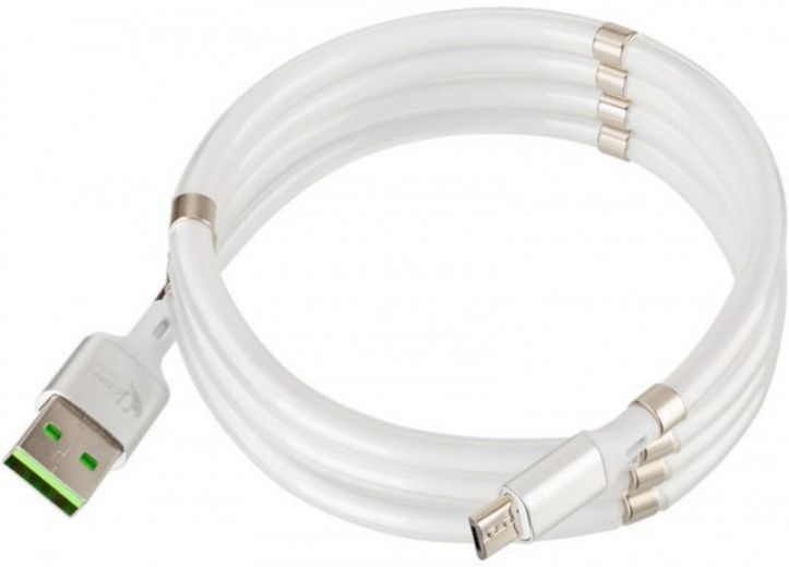 Кабель Krazi Super KZ-UC001m microUSB 1 м (2099900796739) White - фото - интернет-магазин электроники и бытовой техники TTT