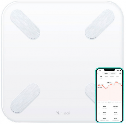 Смарт-весы YUNMAI X Smart Scale (YMBS-M268) - фото Смарт-весы YUNMAI X Smart Scale (YMBS-M268) - фото - интернет-магазин электроники и бытовой техники TTT