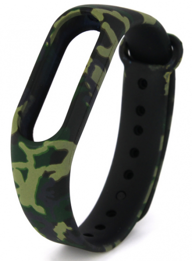 Ремешок для Xiaomi Mi Band 2 Khaki Green - фото - интернет-магазин электроники и бытовой техники TTT