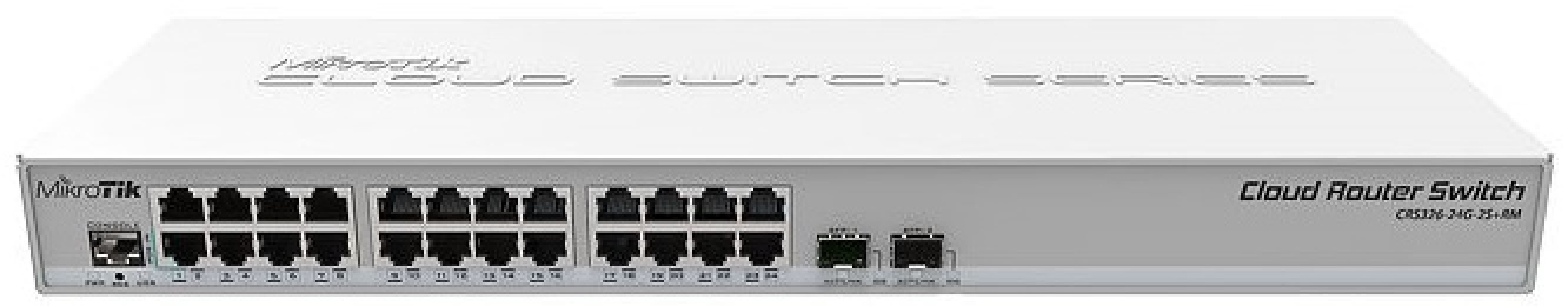 Комутатор MikroTik CRS326-24G-2S+RM - фото - інтернет-магазин електроніки та побутової техніки TTT