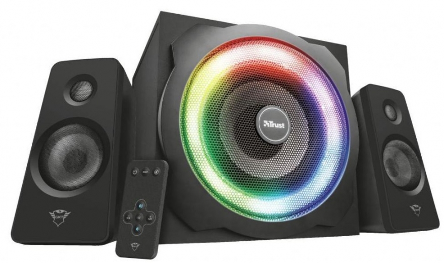 Акустическая система Trust GXT 629 Tytan 2.1 RGB (22944) - фото Акустическая система Trust GXT 629 Tytan 2.1 RGB (22944) - фото - интернет-магазин электроники и бытовой техники TTT