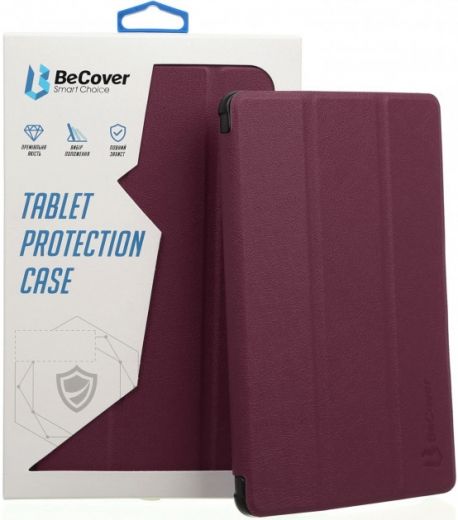Обкладинка BeCover Smart Case для Lenovo Tab M10 Plus TB-X606F (BC_705219) Red Wine - фото - інтернет-магазин електроніки та побутової техніки TTT