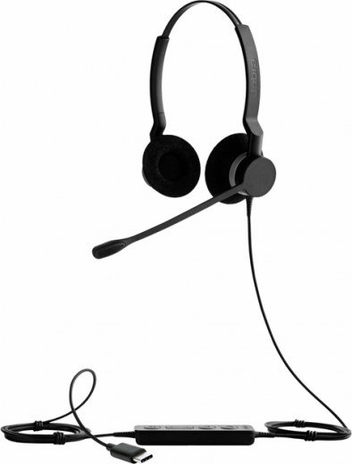 Навушники Jabra BIZ 2300 Duo, USB, MS (2399-823-109) - фото - інтернет-магазин електроніки та побутової техніки TTT