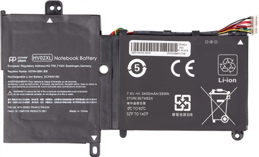 Аккумулятор PowerPlant для HP Pavilion X360 11-K (HV02XL) 7.6V 3400mAh (NB462490) - фото - интернет-магазин электроники и бытовой техники TTT