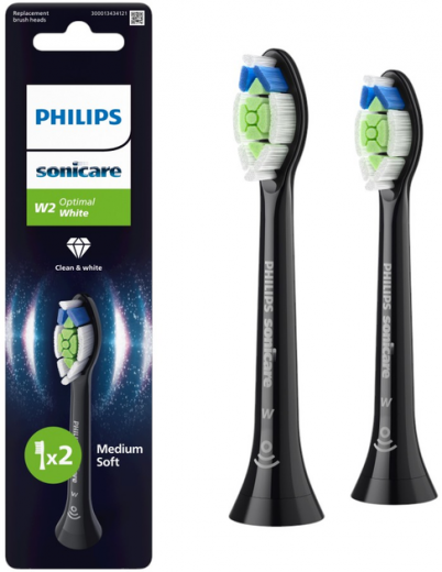 Насадки для зубной щетки PHILIPS Sonicare HX6062/88 W2 Optimal White - фото Насадки для зубной щетки PHILIPS Sonicare HX6062/88 W2 Optimal White - фото - интернет-магазин электроники и бытовой техники TTT