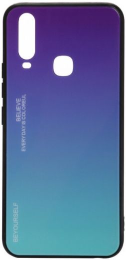 Панель BeCover Gradient Glass для Vivo Y15/Y17 (704044) Purple-Blue - фото - интернет-магазин электроники и бытовой техники TTT