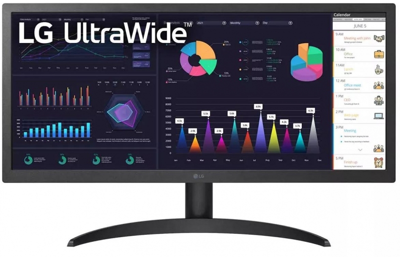 Монітор LG 26WQ500-B - фото - інтернет-магазин електроніки та побутової техніки TTT