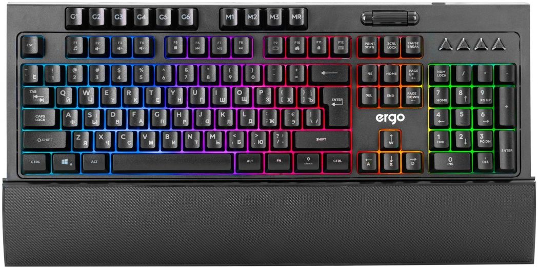 Клавіатура дротова Ergo KB-645 USB Black - фото - інтернет-магазин електроніки та побутової техніки TTT