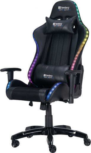 Кресло геймерское Sandberg Commander Gaming Chair RGB (640-94) - фото - интернет-магазин электроники и бытовой техники TTT