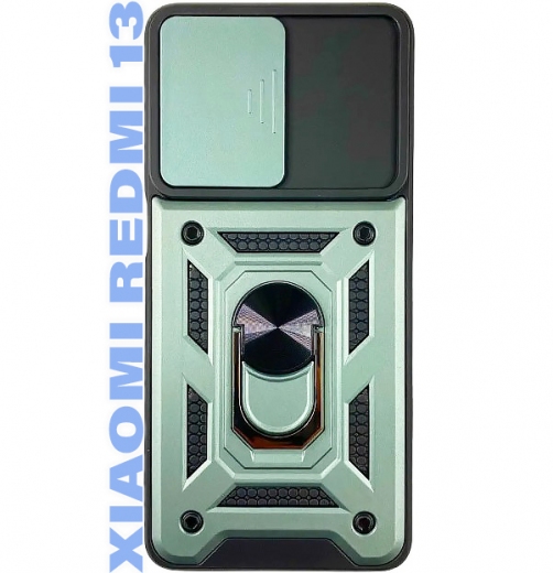 Панель BeCover Military для Xiaomi Redmi 13 (711553) Dark Green - фото - интернет-магазин электроники и бытовой техники TTT