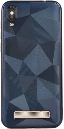 Панель Doogee 3D diamond TPU для Doogee X90 (109892) Blue - фото - інтернет-магазин електроніки та побутової техніки TTT
