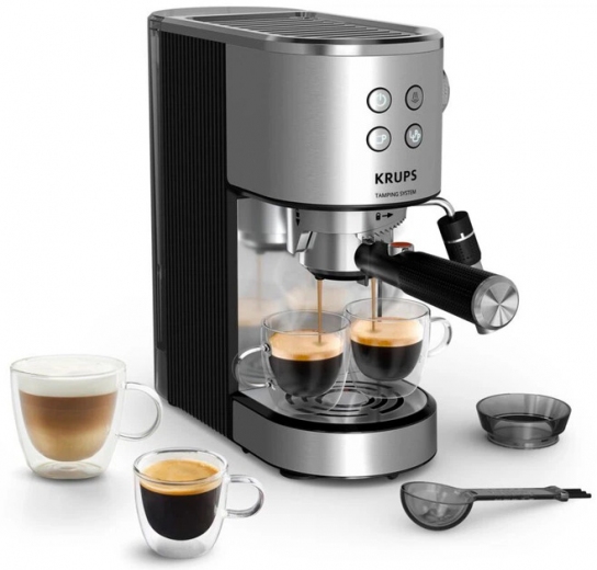 Кофеварка рожковая Krups Virtuoso+ XP499EE0 - фото - интернет-магазин электроники и бытовой техники TTT