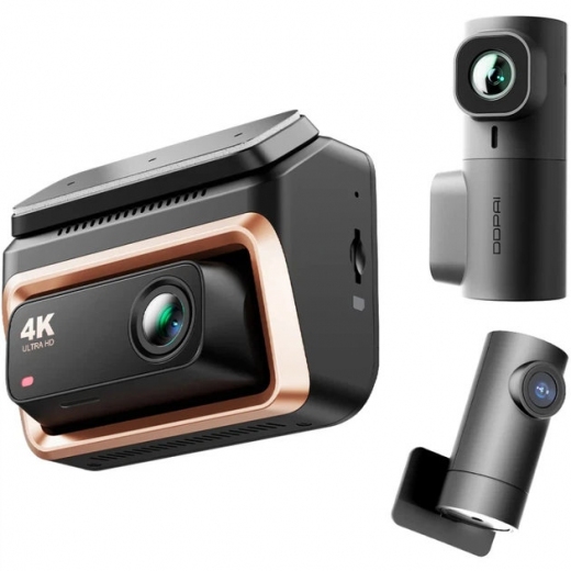Видеорегистратор DDPAI Dashcam Z60 Pro + камера заднего вида + камера салона - фото - интернет-магазин электроники и бытовой техники TTT