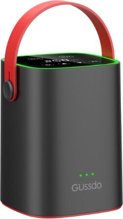 Автокомпрессор Xiaomi Gussdo Car Air Pump Black - фото - интернет-магазин электроники и бытовой техники TTT