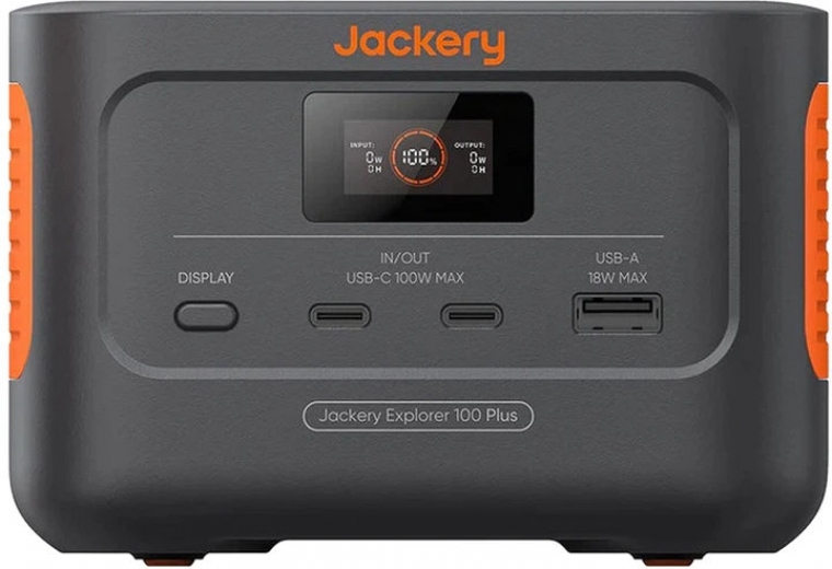 Зарядная станция Jackery Explorer 100 Plus / 128 Вт / 99.2 Вт/год / LiFePO4 (21-0001-000164) - фото - интернет-магазин электроники и бытовой техники TTT